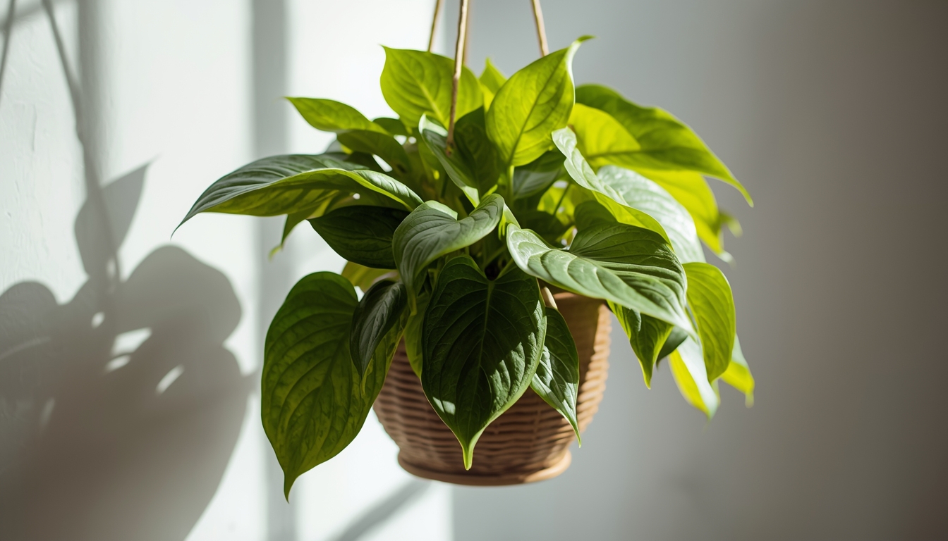 Pothos Dorado - Planta colgante de fácil cuidado ideal para principiantes